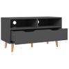 Mueble De Tv Madera De Ingeniería Gris 90x40x48,5 Cm