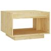 Mesa De Centro De Madera Maciza De Pino 50x50x33,5 Cm Marrón