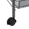 Carrito De Cocina 5 Niveles Hierro Gris 46x26x105 Cm