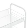 Carrito De Cocina 5 Niveles Hierro Blanco 46x26x105 Cm