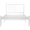 Estructura De Cama De Metal Blanco 100x200 Cm