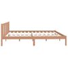 Estructura De Cama Madera Maciza Pino Marrón Miel 200x200 Cm