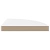 Estante Flotante De Pared 2 Uds Mdf Blanco Brillo 35x35x3,8 Cm