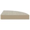 Estante De Esquina De Pared 4 Uds Mdf Roble/blanco 35x35x3,8 Cm Marrón