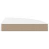 Estante Flotante De Esquina Mdf Blanco Brillo 25x25x3,8 Cm