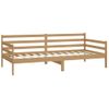 Sofá Cama Con Cajones Madera Pino Maciza Miel 90x200 Cm