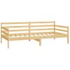 Sofá Cama Con Cajones Madera De Pino Maciza 90x200 Cm