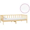 Sofá Cama Con Colchón Madera De Pino Maciza 90x200 Cm