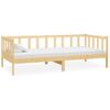 Sofá Cama Con Colchón Madera De Pino Maciza 90x200 Cm