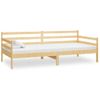 Sofá Cama Con Colchón Madera De Pino Maciza 90x200 Cm