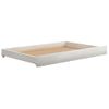 Sofá Cama Extraíble Madera Maciza De Pino Blanco 2x(90x200) Cm