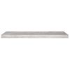 Estante Flotante Pared 2 Uds Mdf Gris Hormigón 80x23,5x3,8 Cm