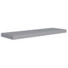 Estantes Flotantes De Pared 2 Uds Mdf Gris 80x23,5x3,8 Cm