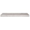 Estantes Flotantes Pared 2 Uds Mdf Gris Hormigón 60x23,5x3,8 Cm