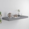 Estante Flotante De Pared Mdf Gris 60x23,5x3,8 Cm