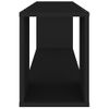 Mueble Para Tv Madera Contrachapada Negro 100x24x32 Cm