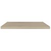 Estantes Flotantes De Pared 4 Uds Mdf Color Roble 80x23,5x3,8cm Marrón