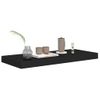 Estante Flotante De Pared 4 Uds Mdf Negro 60x23,5x3,8 Cm