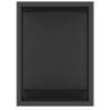 Mueble Para Tv Madera Contrachapada Negro 80x24x32 Cm