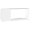 Mueble Para Tv Madera Contrachapada Blanco 80x24x32 Cm