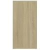 Mueble Zapatero Madera Contrachapada Roble Sonoma 31,5x35x70 Cm