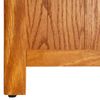 Estantería De 5 Niveles De Madera Maciza De Roble 70x22x140 Cm Marrón