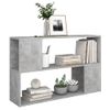 Librería De Madera Contrachapada Gris Hormigón 100x24x63 Cm