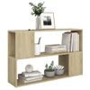 Librería De Madera Contrachapada Roble Sonoma 100x24x63 Cm Marrón