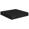 Estantes Flotantes De Pared 4 Uds Mdf Negro 23x23,5x3,8 Cm