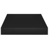 Estantes Flotantes De Pared 4 Uds Mdf Negro 23x23,5x3,8 Cm