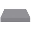 Estantes Flotantes De Pared 2 Uds Mdf Gris 23x23,5x3,8 Cm