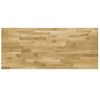 Tablero De Mesa Rectangular Madera Maciza Roble 44 Mm 120x60 Cm Marrón