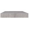 Estantes Flotantes De Pared 2 Uds Mdf Gris Hormigón 40x23x3,8cm