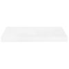 Estante Flotante De Pared 4 Uds Mdf Blanco Brillo 50x23x3,8 Cm