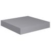 Estante Flotante De Pared Mdf Gris 23x23,5x3,8 Cm