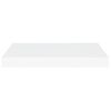 Estante Flotante De Pared Mdf Blanco 50x23x3,8 Cm