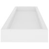 Estantes De Pared Loggia 4 Uds Blanco Mdf 80x15x4 Cm