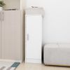 Mueble Zapatero De Aglomerado Blanco 32x35x92 Cm