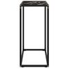 Mesa Consola Vidrio Templado Negro 60x35x75 Cm