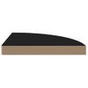 Estantes Flotantes De Esquina 4 Uds Mdf Negro 35x35x3,8 Cm4