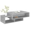 Mesa De Centro Madera De Ingeniería Gris Hormigón 105x55x32 Cm