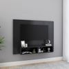 Mueble De Tv De Pared Madera Contrachapada Gris 120x23,5x90 Cm