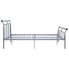 Estructura De Cama De Metal Gris 180x200 Cm