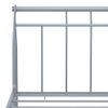 Estructura De Cama De Metal Gris 180x200 Cm