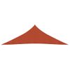 Toldo De Vela Hdpe Terracota 160 G/m² 3,5x3,5x4,9 M Marrón