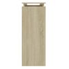 Mesa Consola Madera Contrachapada Roble Sonoma 102x30x80 Cm Marrón