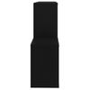 Estante De Pared Madera Contrachapada Negro 100x18x53 Cm