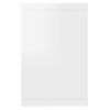 Estante Cubo Pared 4 Uds Contrachapado Blanco Brillo 60x15x23cm