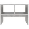 Mesa Auxiliar De Madera Contrachapada Gris Hormigón 60x40x45 Cm