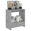 Mesa Auxiliar De Madera Contrachapada Gris Hormigón 50x26x50 Cm